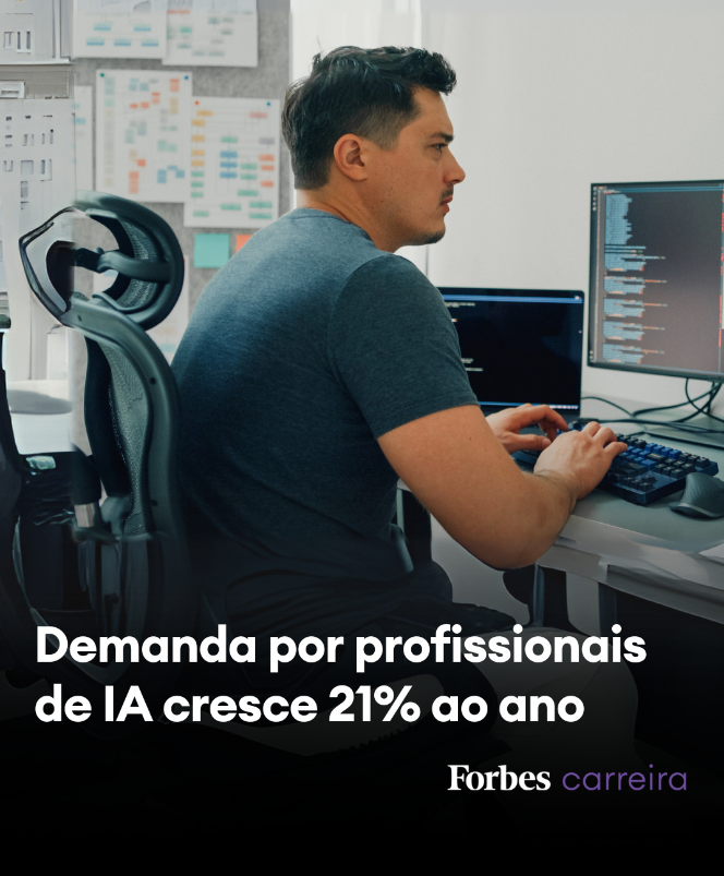 Imagem da notícia: Demanda por profissionais de IA cresce 21% ao ano